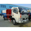 Dongfeng mini 5m3 hook lift truck 4x2 hydraulic lifter garbage truck